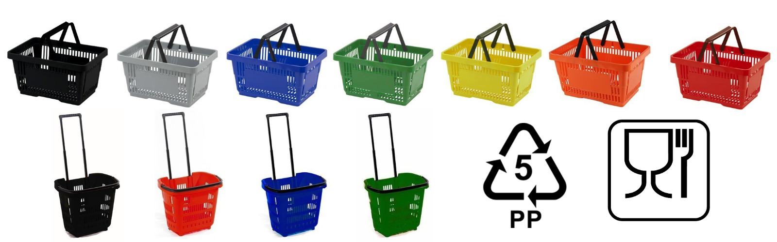 winkelmandjes en trolley`s
